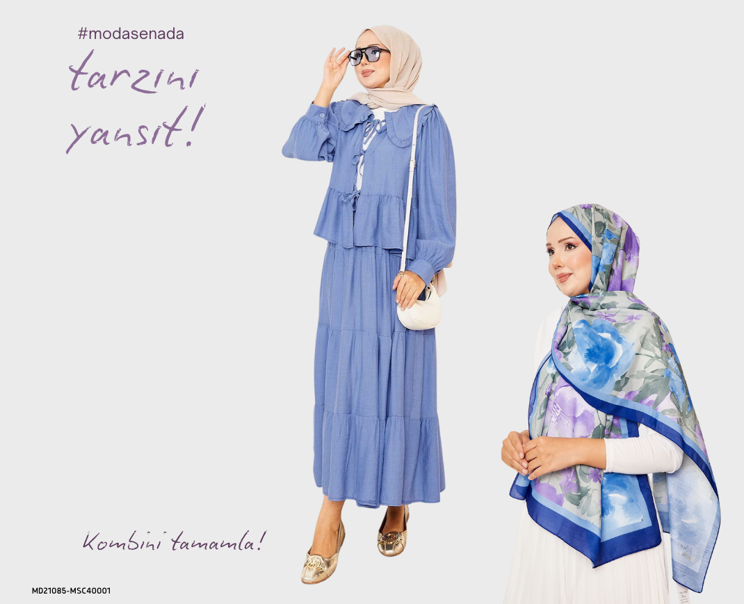 Bağcıklı Etekli Takım Kombini