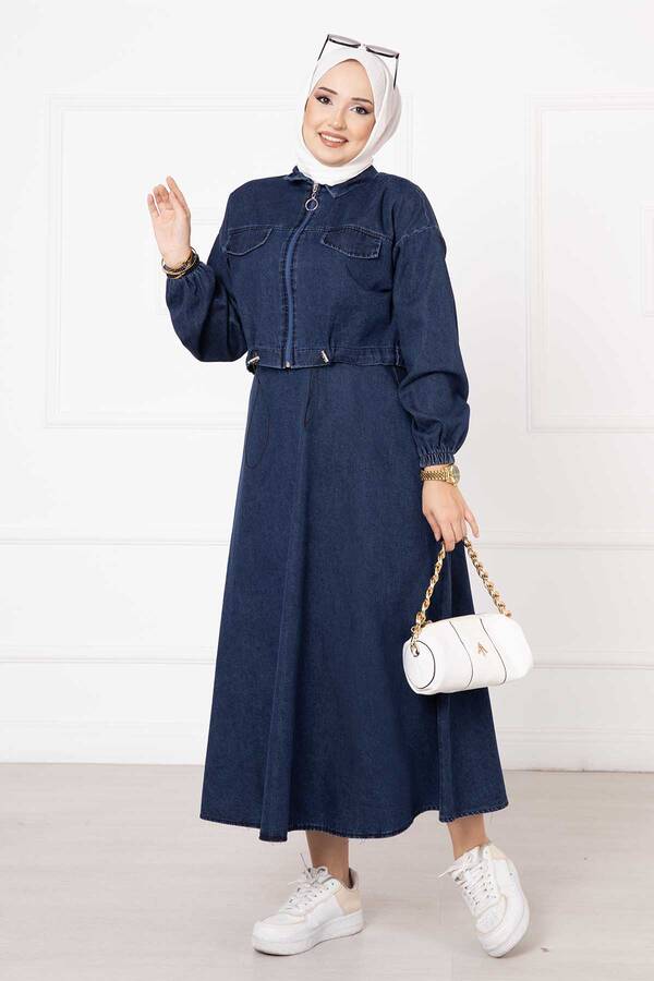 MD - Etekli Kot Takım Lacivert