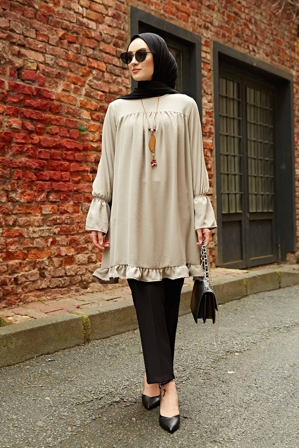 Lilyum Tunik 350TH-4067 Füme